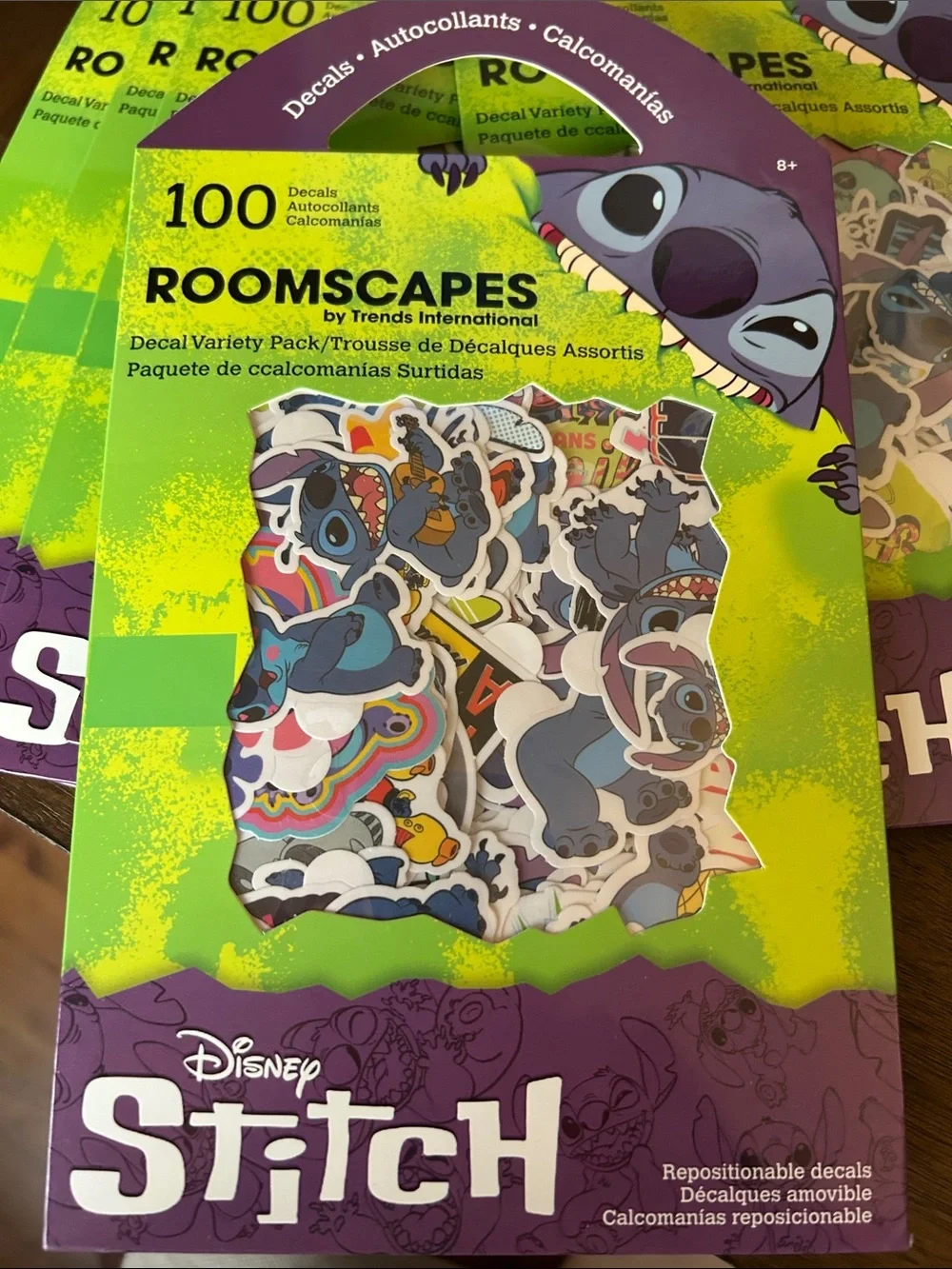 6 packs of Lilo & Stitch 100 piece decals new